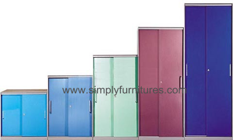 colorful roller shutter door cabinet
