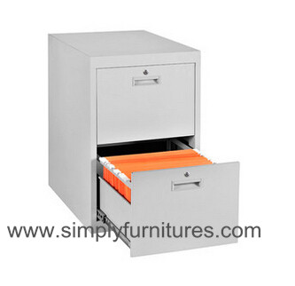 vertical metal storage cabinet 2 drawers