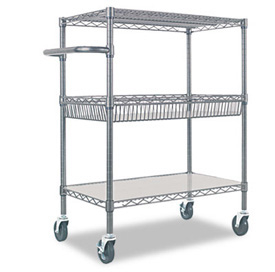 3 layers heavy duty wire racking with handle