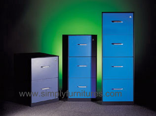 vertical storage colorful metal cabinet