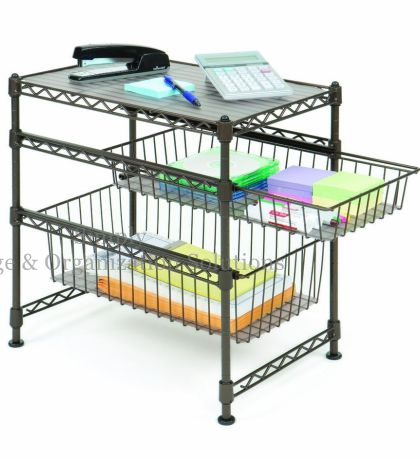 Chrome wire baskets