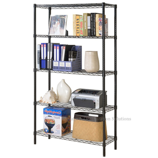 Five Layers Storage Rack In Black