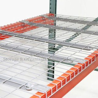 Safety Welded Wire Mesh Decking for Pallet Flared Channel Type
