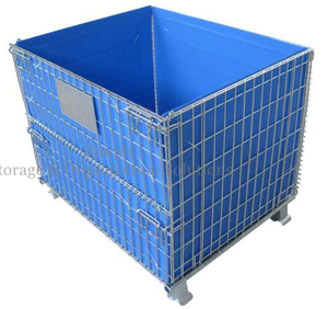 Storage Cage with Blue PP Sheet