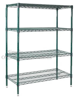 4 Tier Storage Solution Organizer Rack Wire Shelving For Mushrooms Growth